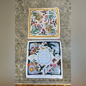 Anthropologie 2 Kitchen Tea Towels